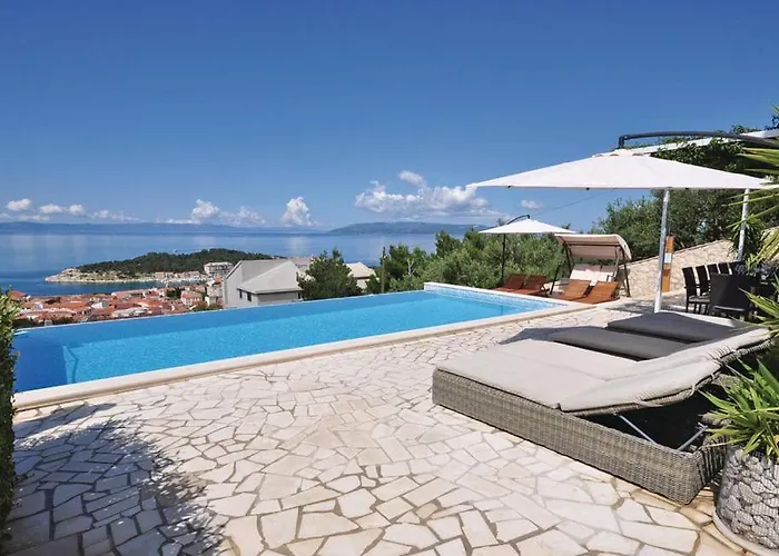 Luxury With Heated Pool, Jacuzzi And Sauna ماكارسكا